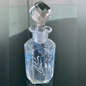 Antique hand painted Victorian bottle